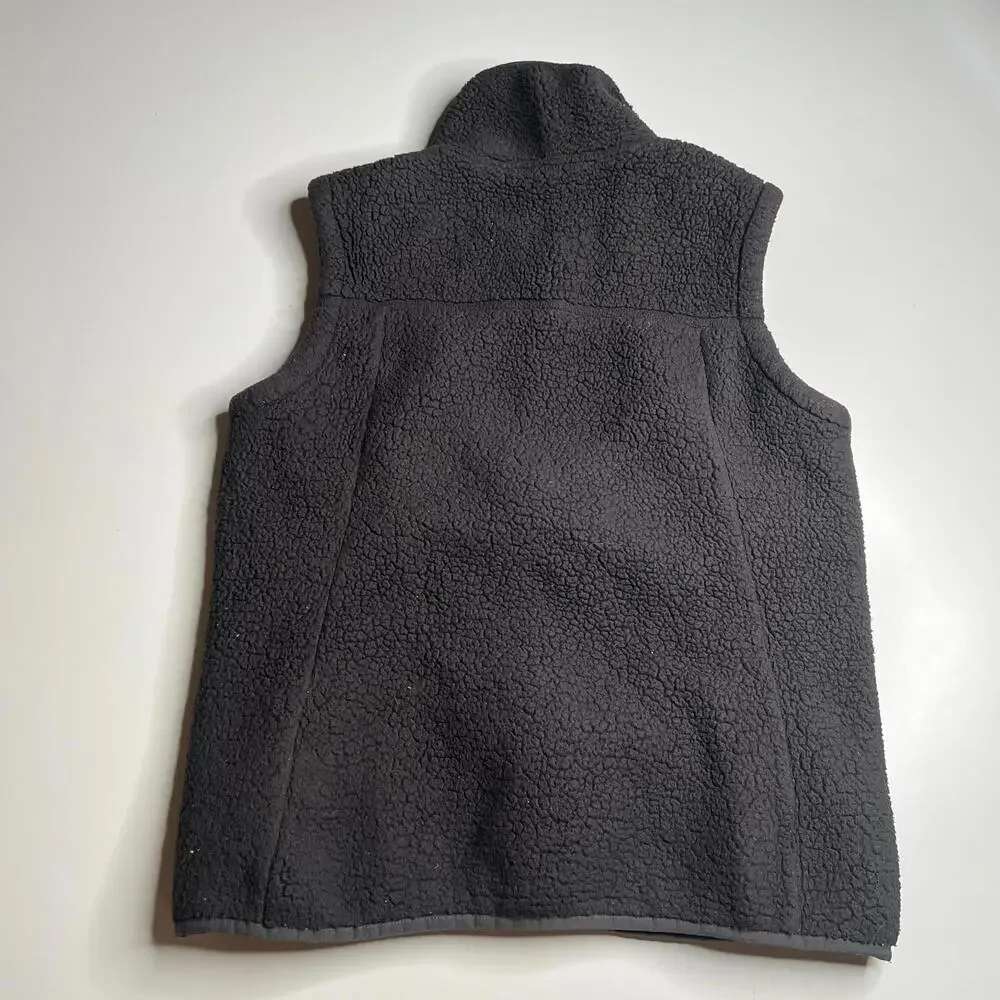 The North Face Women’s Sherpa Fleece Vest Black Size M Medium Zip Front‎ Pockets